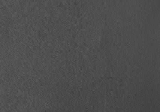 40.5" X 34.5" X 77.5" Grey Black Foam Metal Leather Look Dining Chairs 2Pcs