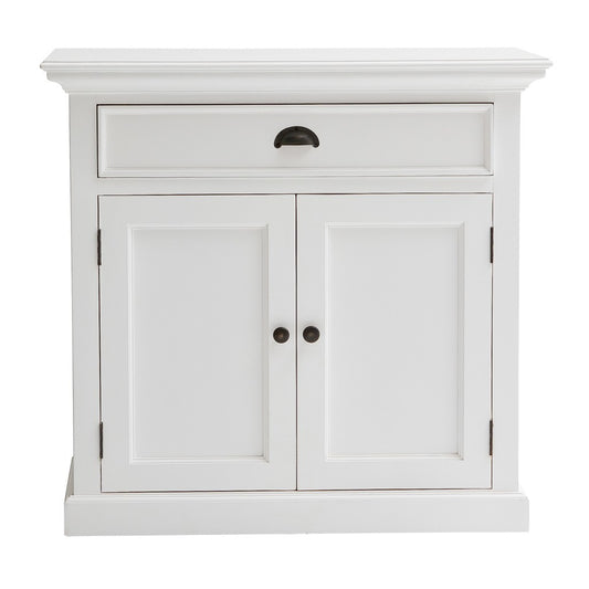 Modern Farmhouse White Accent Cabinet