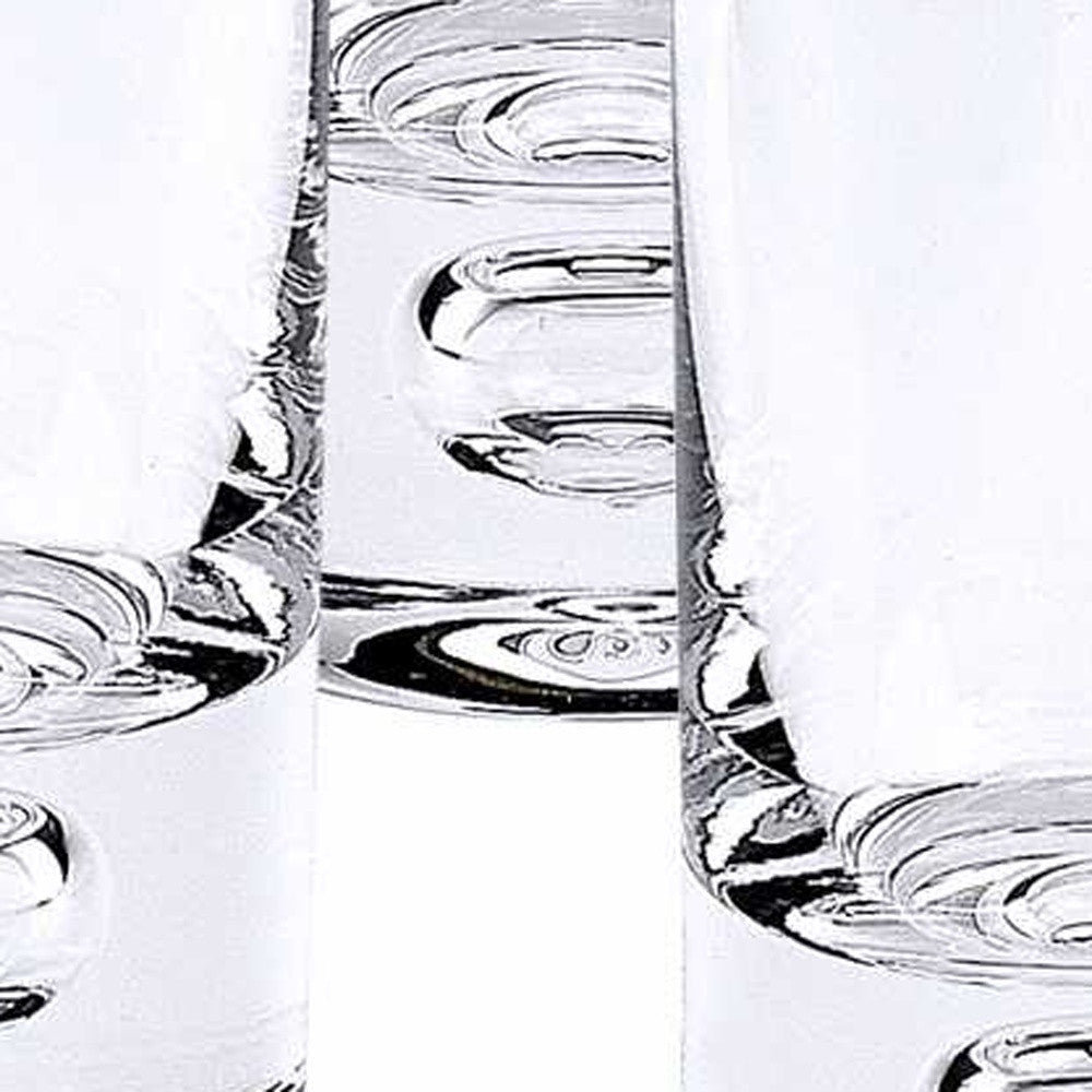 Mouth Blown Crystal 6 Pc Shot Or Vodka Glass Set 3 Oz