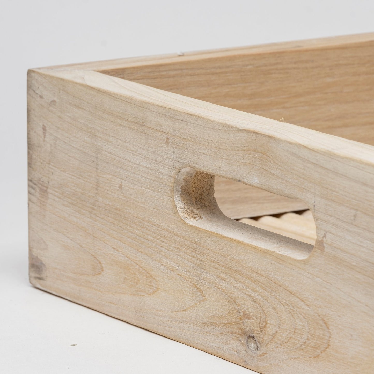 Natural Blonde Wood With Coastal Inspired Tray