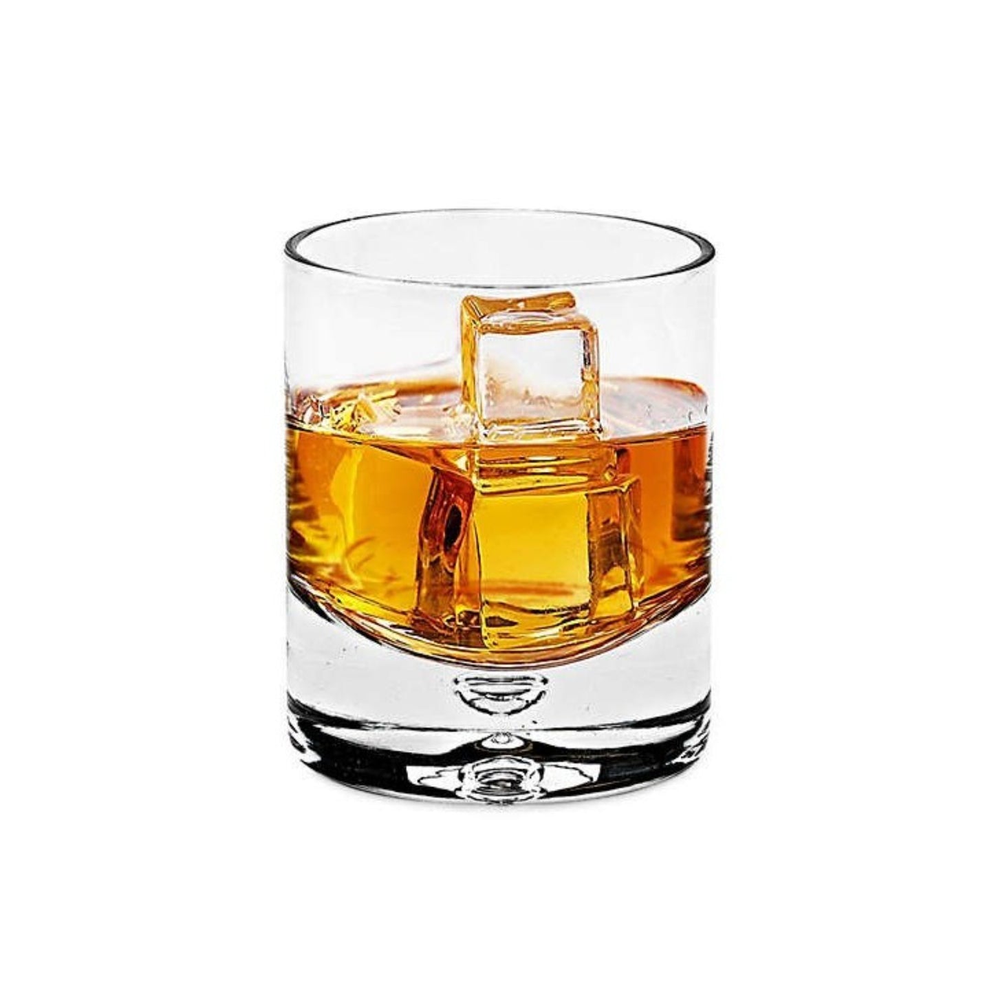 4 Pc Set Old Fashioned Lead Free Crystal Scotch Glass 8 Oz