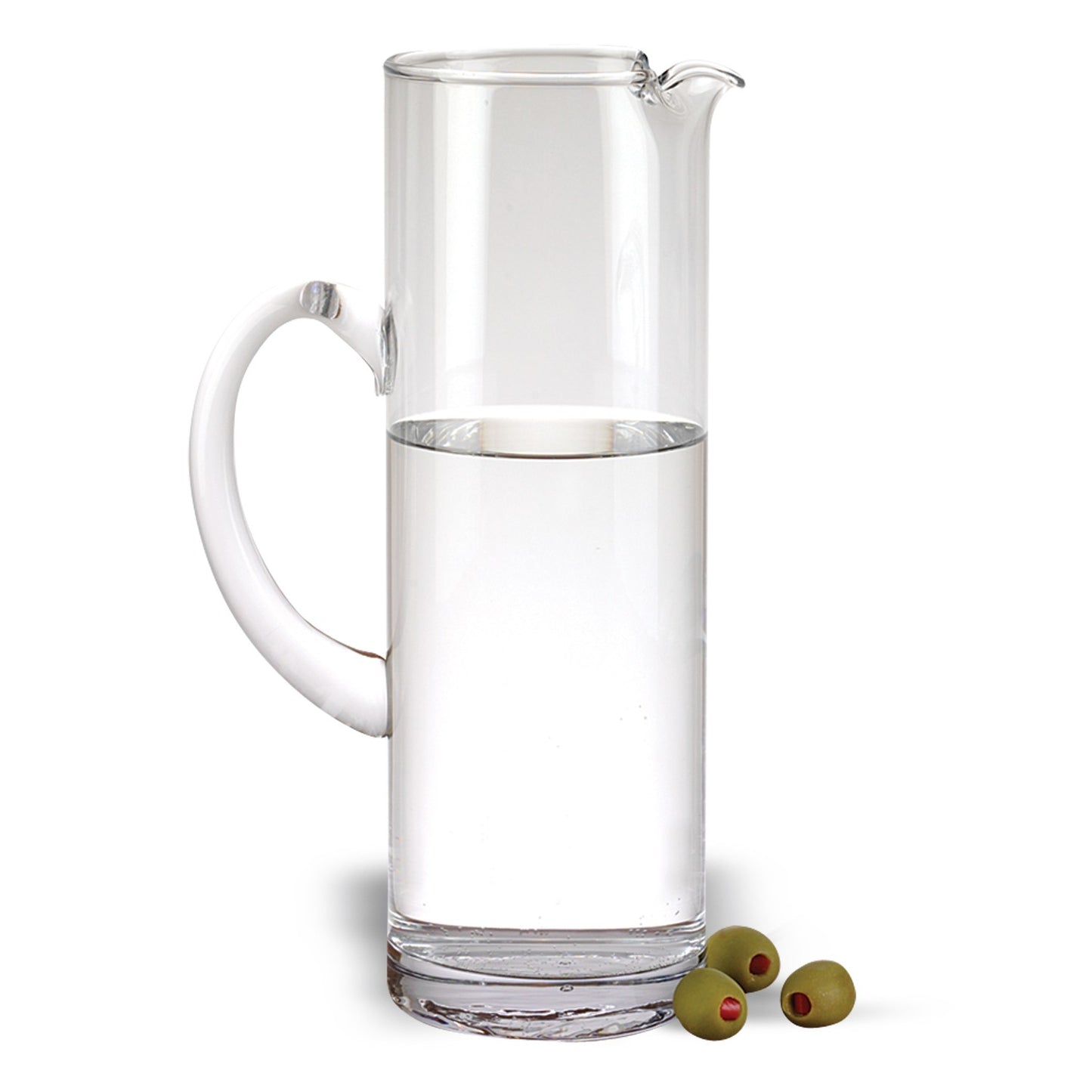 Mouth Blown Ice Tea Martini Or Water Glass Pitcher 48 Oz