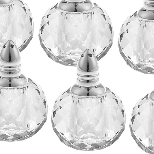 Individual Silver Crystal Zendra Design Salt And Peppers Gift Boxed 6 Pc Set