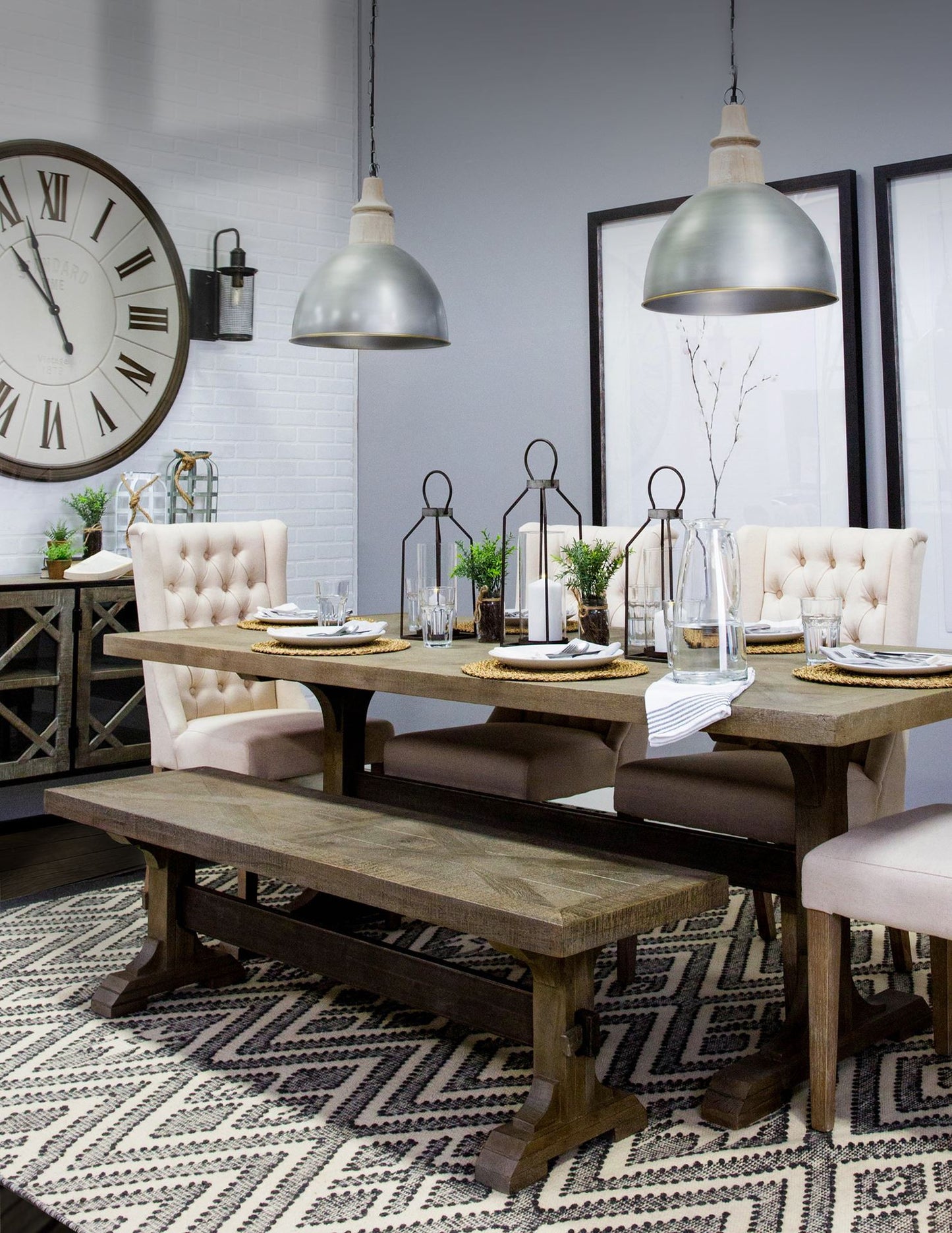 Cream Plush Linen Covering With Ash Solid Wood Base Dining Chair