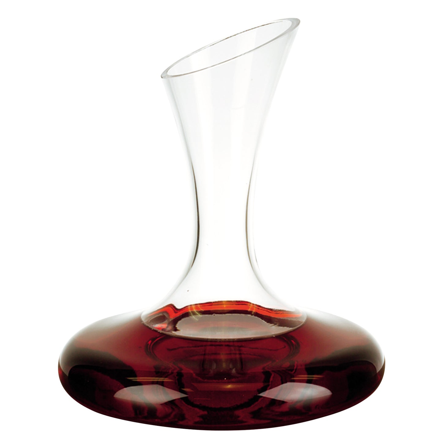 2 X 75 X 95 Mouth Blown Crystal Lead Free Wine Carafe 32 Oz