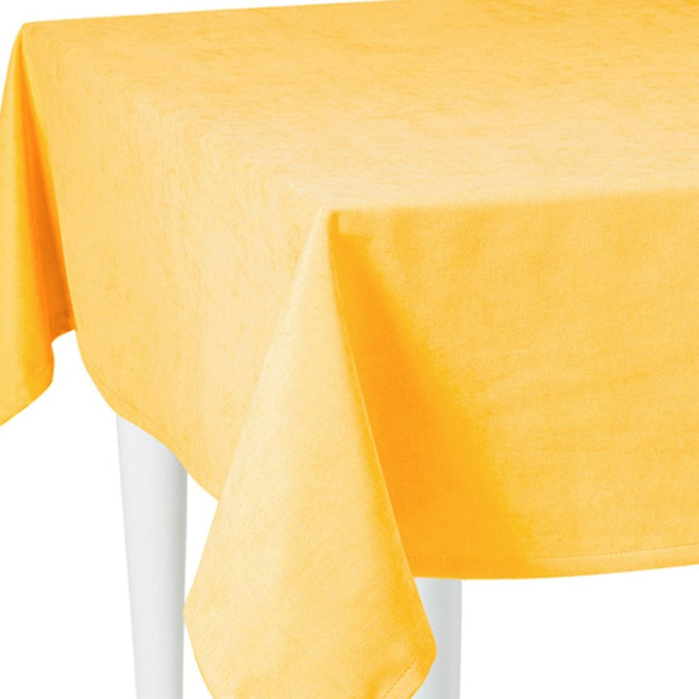55" Merry Christmas Square Tablecloth In Yellow