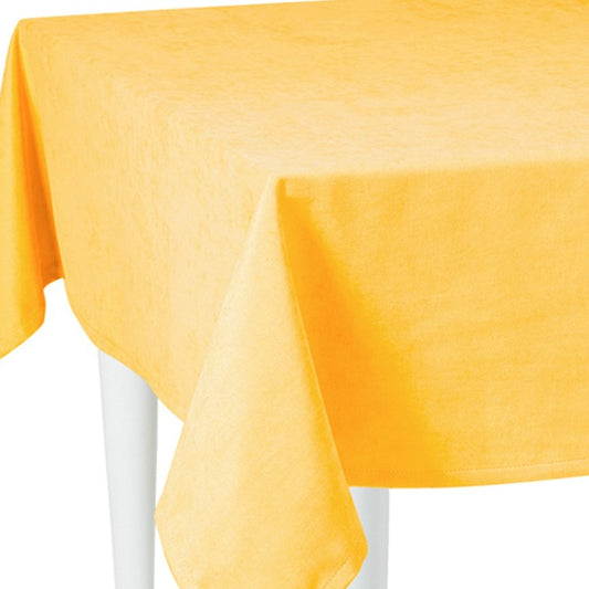55" Merry Christmas Square Tablecloth In  Yellow