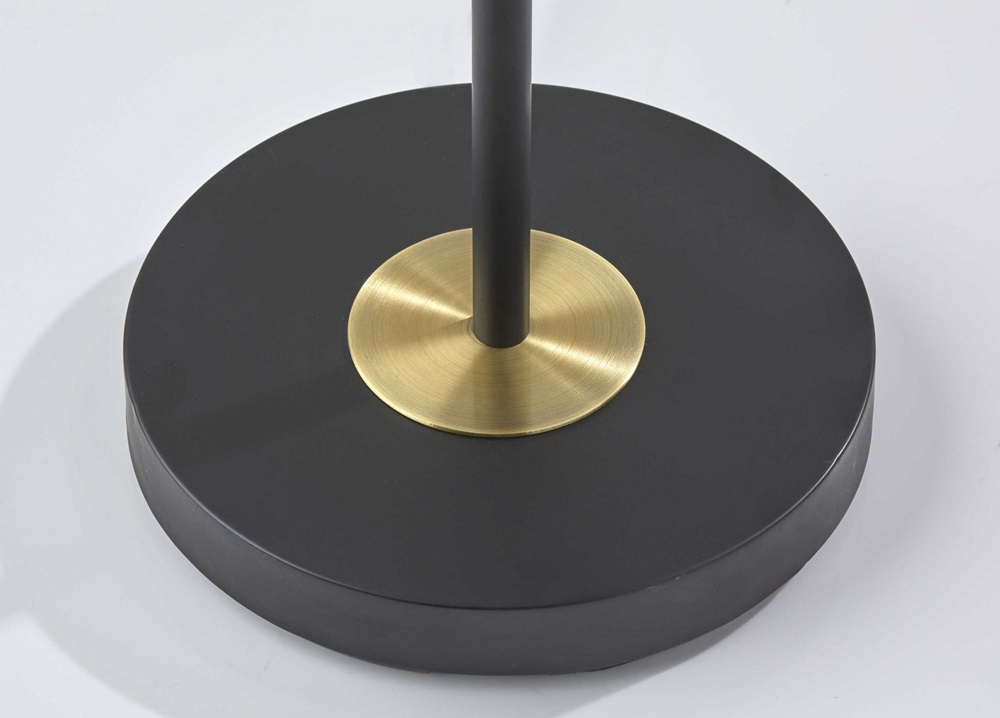 13.5" X 13.5" X 68" Black Metal Led Torchiere