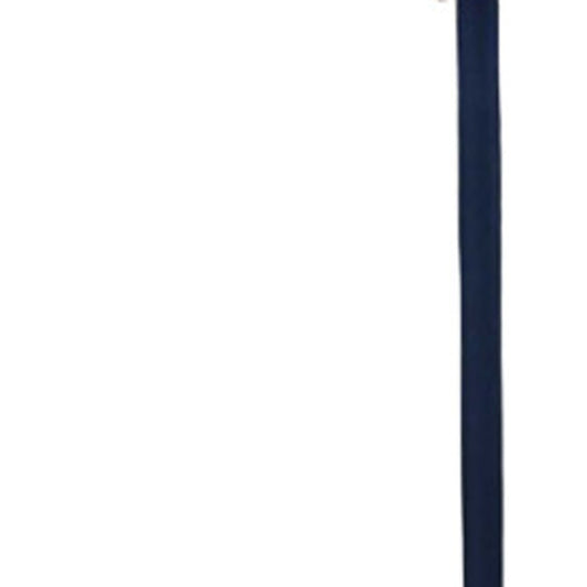 60" Traditional Shaped Floor Lamp With White Drum Shade