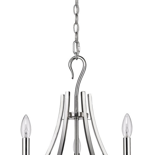 Michelle 5-Light Polished Nickel Chandelier