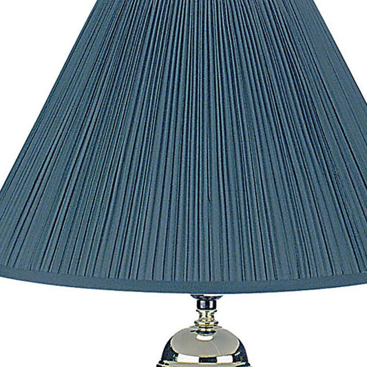 27" Green Ceramic Bedside Table Lamp With Green Shade