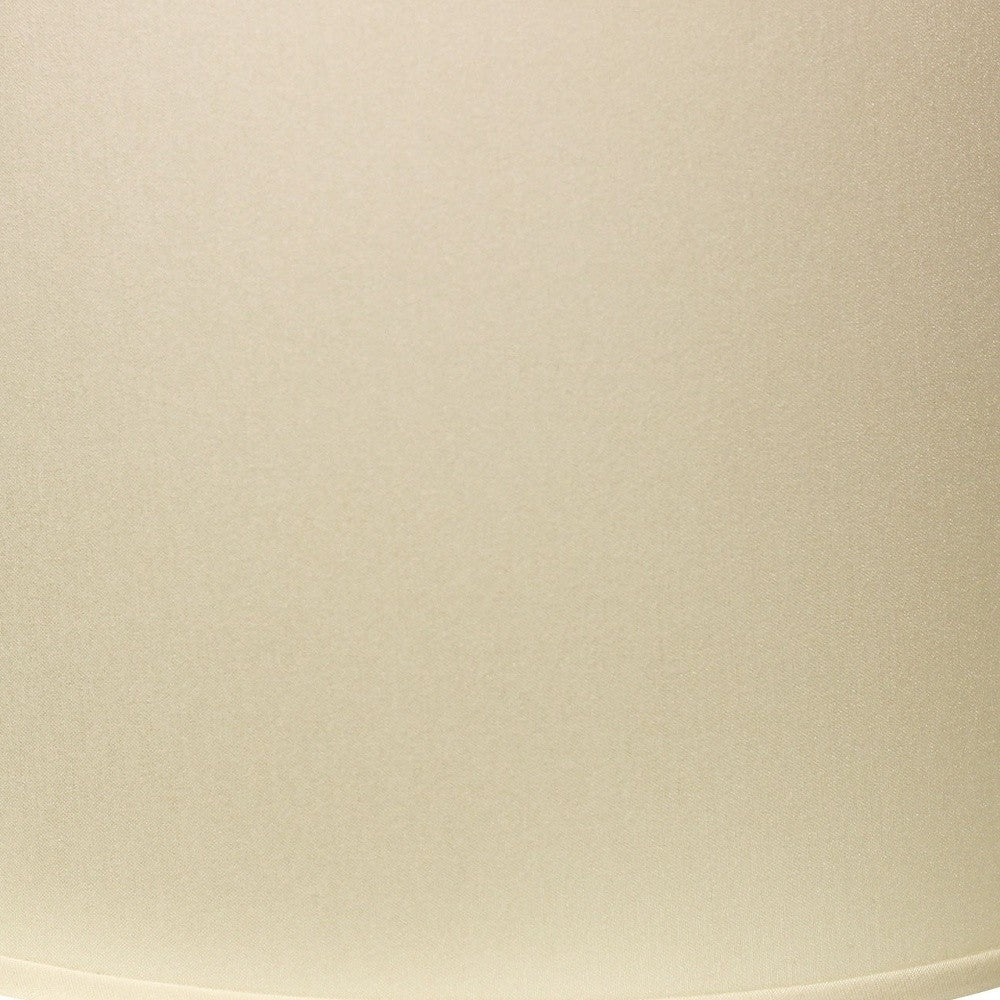 13" Ivory Throwback Drum No Slub Lampshade