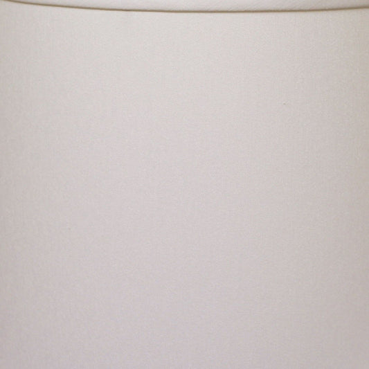 15" White Throwback Drum No Slub Lampshade