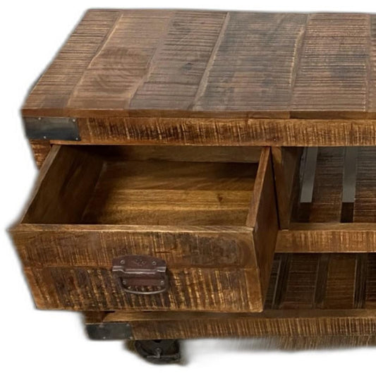 Modern Farmhouse Console Buffet Cabinet