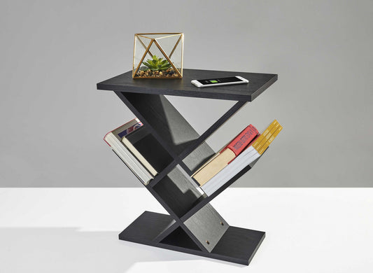 19" X 12" X 21.5" Black Accent Table