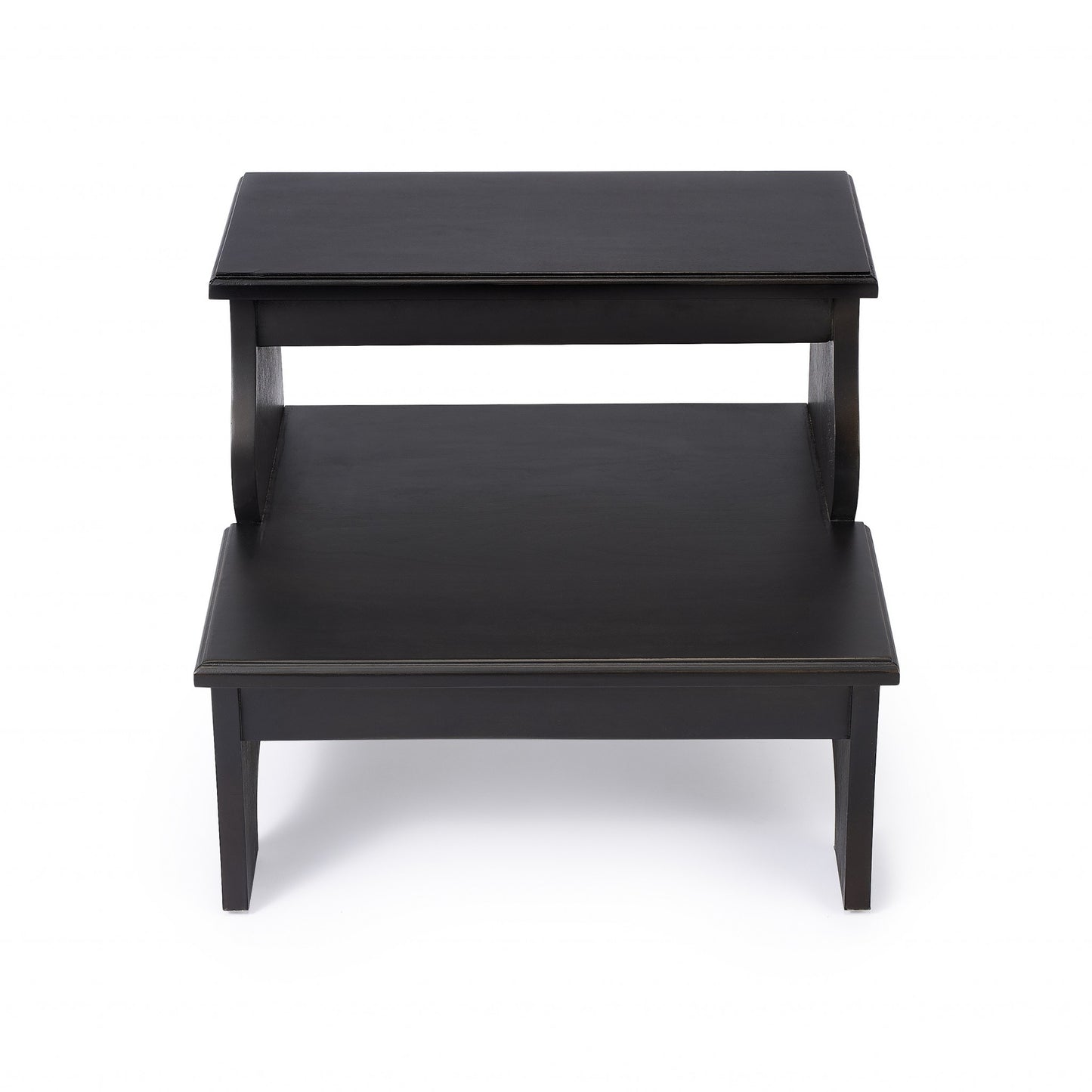 15" Cherry Manufactured Wood Backless Bar Chair