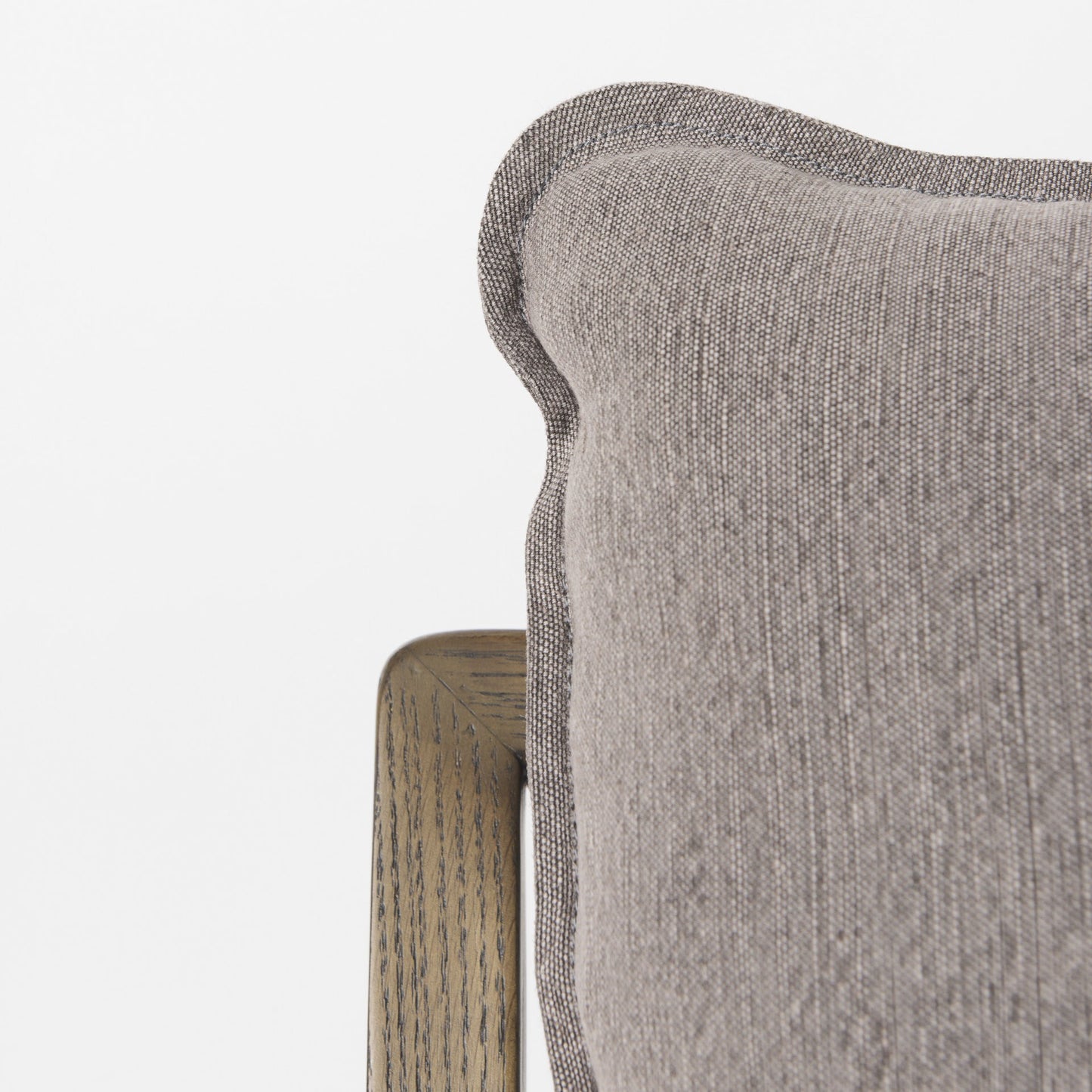 Modern Rustic Cozy Brown And Gray Accent Chair
