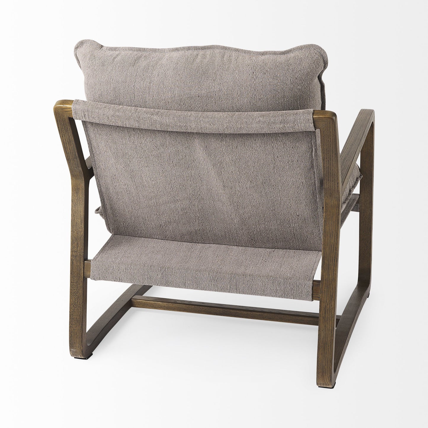 Modern Rustic Cozy Brown And Gray Accent Chair