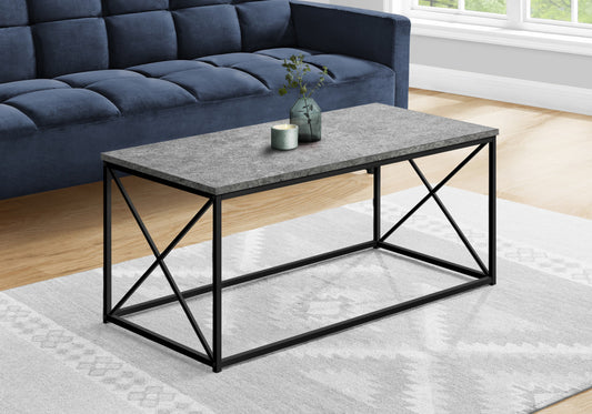 41" Grey Rectangular Coffee Table