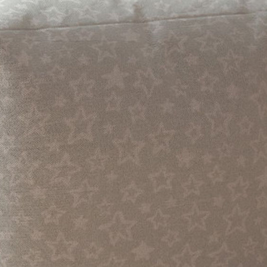 17" Gray Cotton Abstract Pouf Ottoman