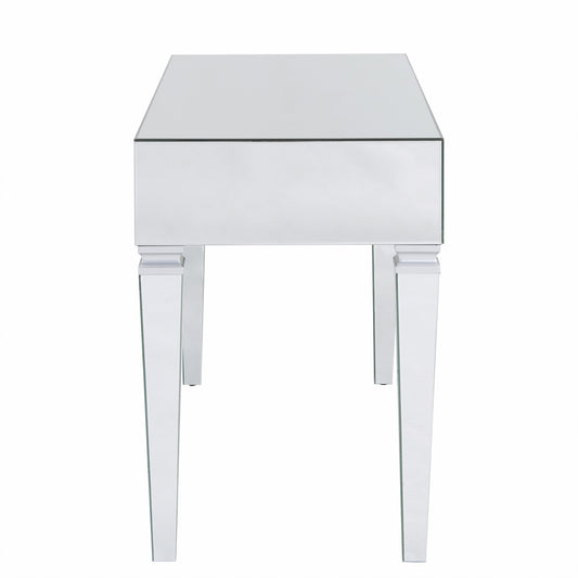 Silver Mirrored Glam Desk