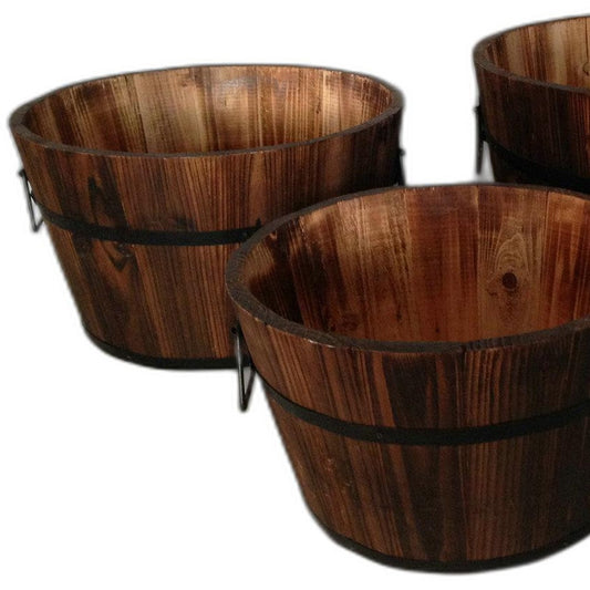 1 X 15 X 1 Brown Wood Garden Planter 3 Piece