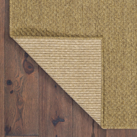2' X 8' Tan Indoor Outdoor Area Rug