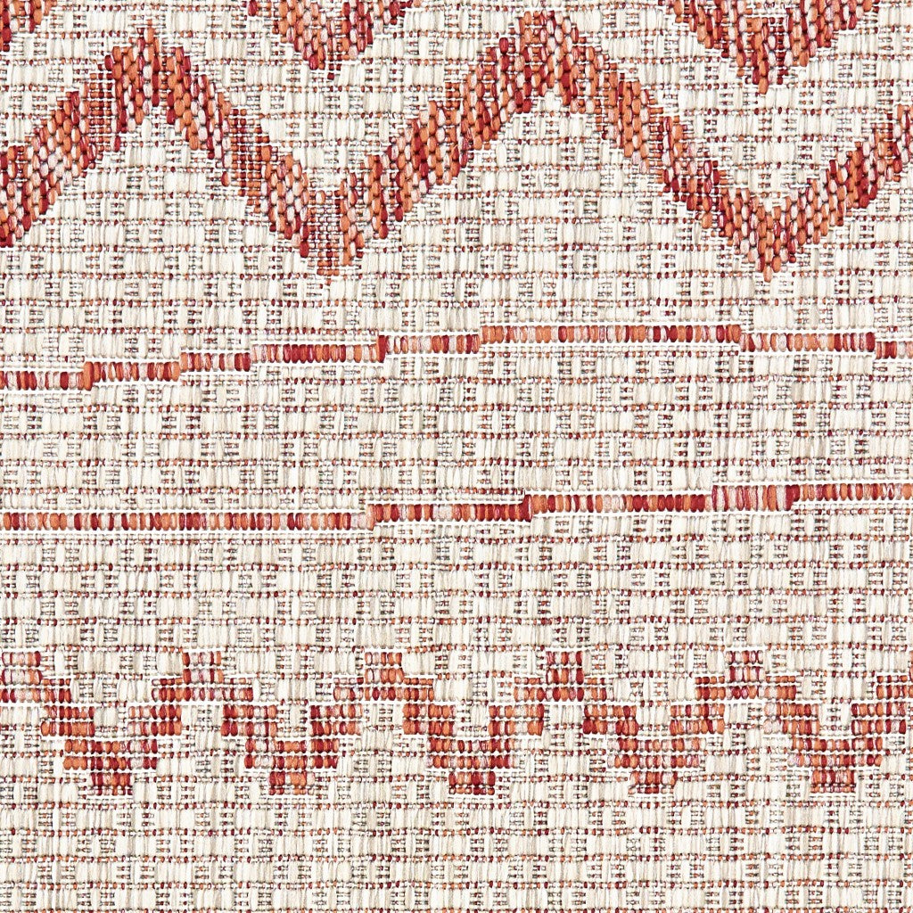 5' X 8' Beige Indoor Outdoor Area Rug