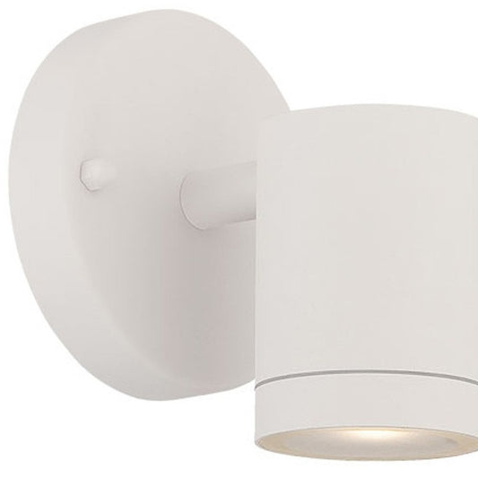 White LED One Light Outdoor Can Shape Wall Sconce
