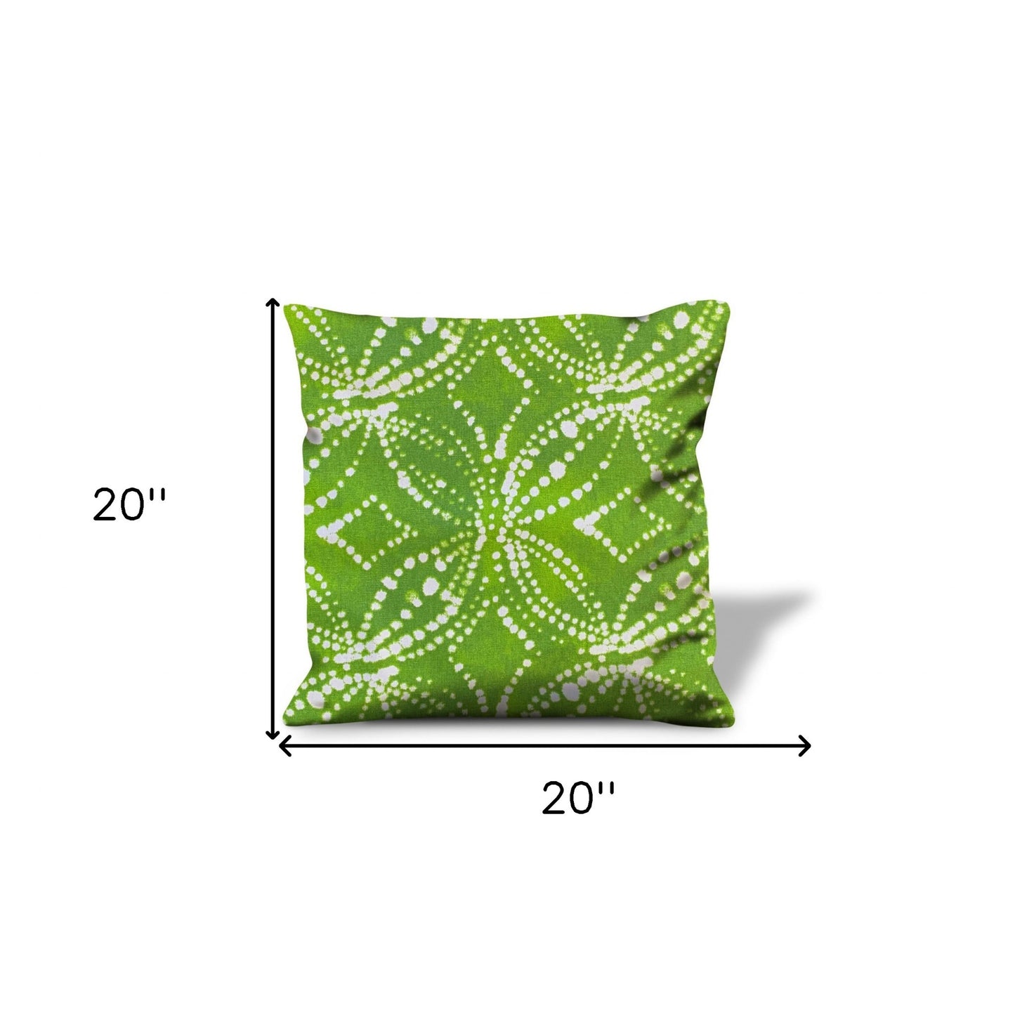 20" X 20" Red Gray And White Zippered 100% Cotton Ikat Throw Pillow Cover