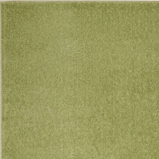 2' X 6' Green Non Skid Indoor Outdoor Runner Rug