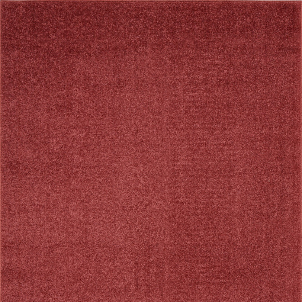 3' X 5' Brick Red Non Skid Indoor Outdoor Area Rug
