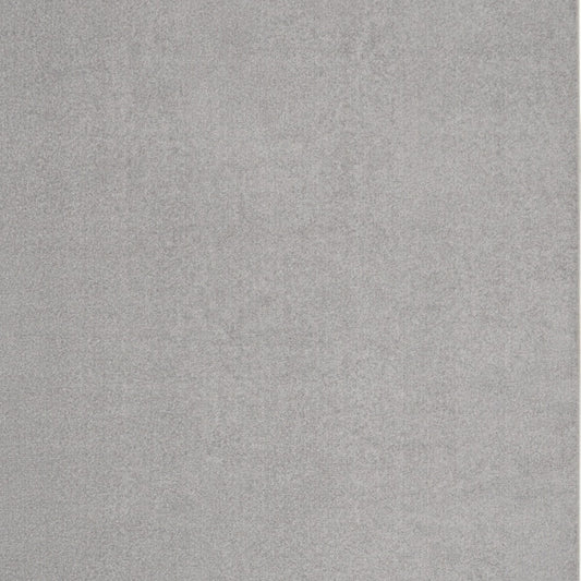 9' X 12' Silver Grey Non Skid Indoor Outdoor Area Rug
