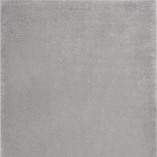 5' X 7' Silver Grey Non Skid Indoor Outdoor Area Rug
