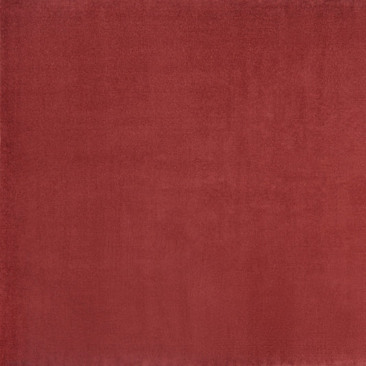 9' X 9' Brick Red Square Non Skid Indoor Outdoor Area Rug