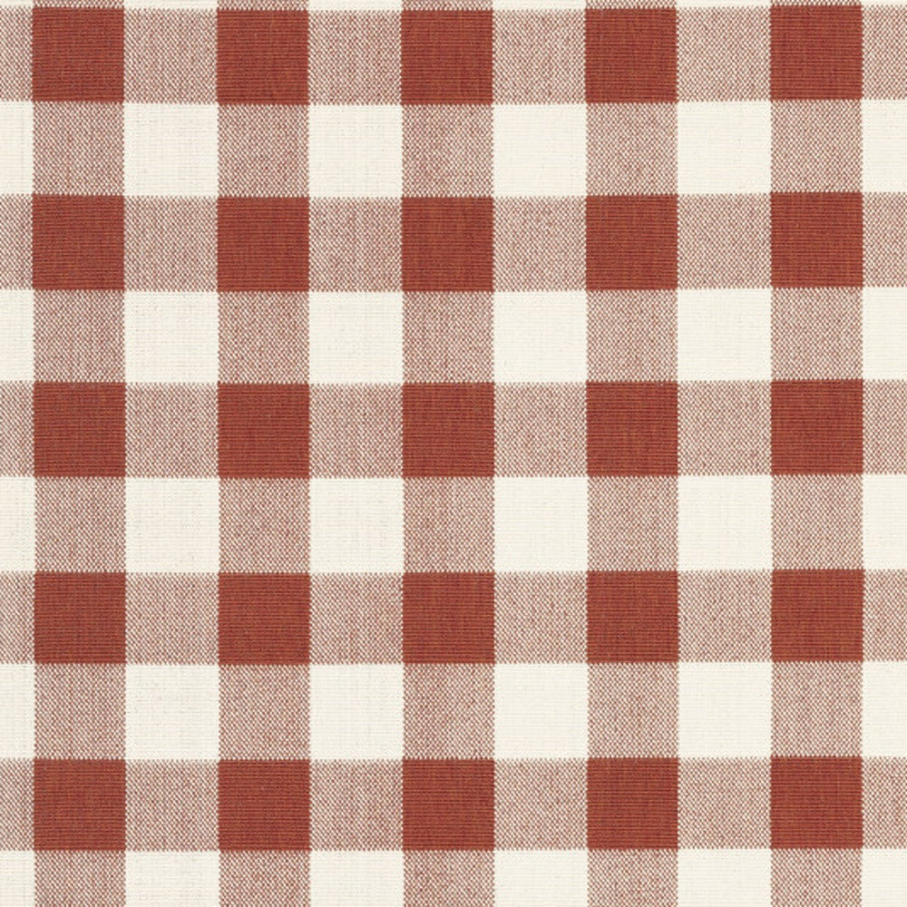 9' X 13' Red and Ivory Geometric Stain Resistant Indoor Outdoor Area Rug
