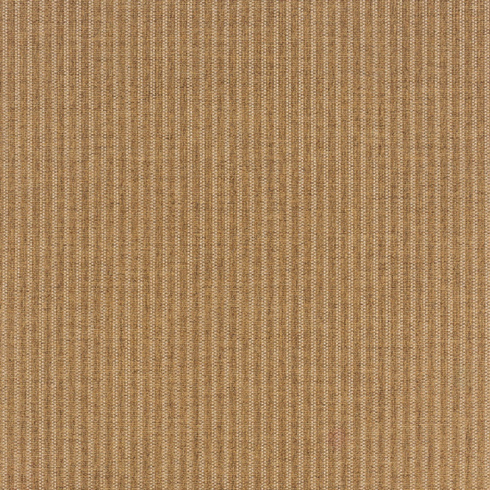 5' x 8' Tan Striped Stain Resistant Indoor Outdoor Area Rug