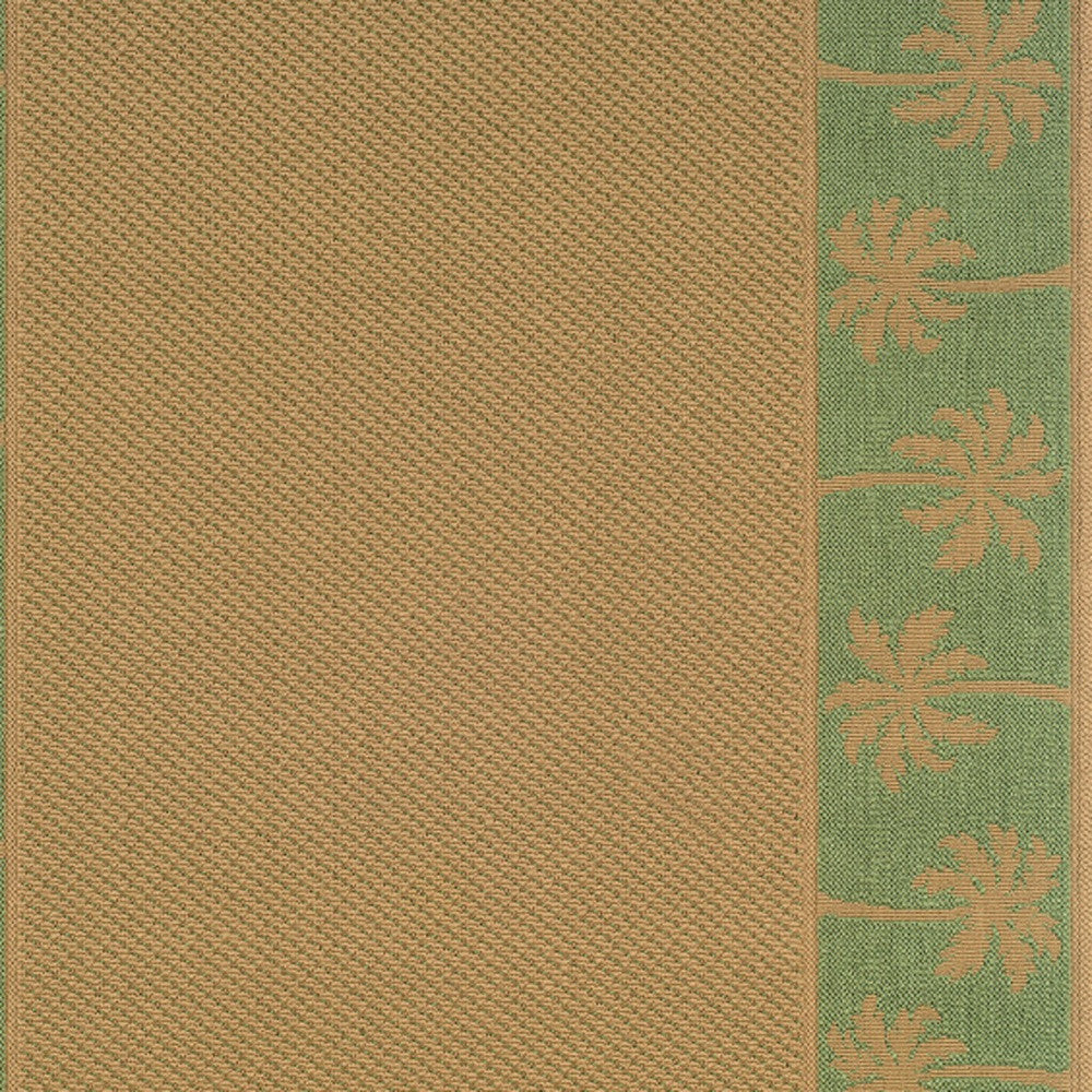 2' X 4' Beige Stain Resistant Indoor Outdoor Area Rug