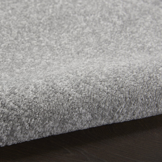 5' X 8' Gray Power Loom Area Rug