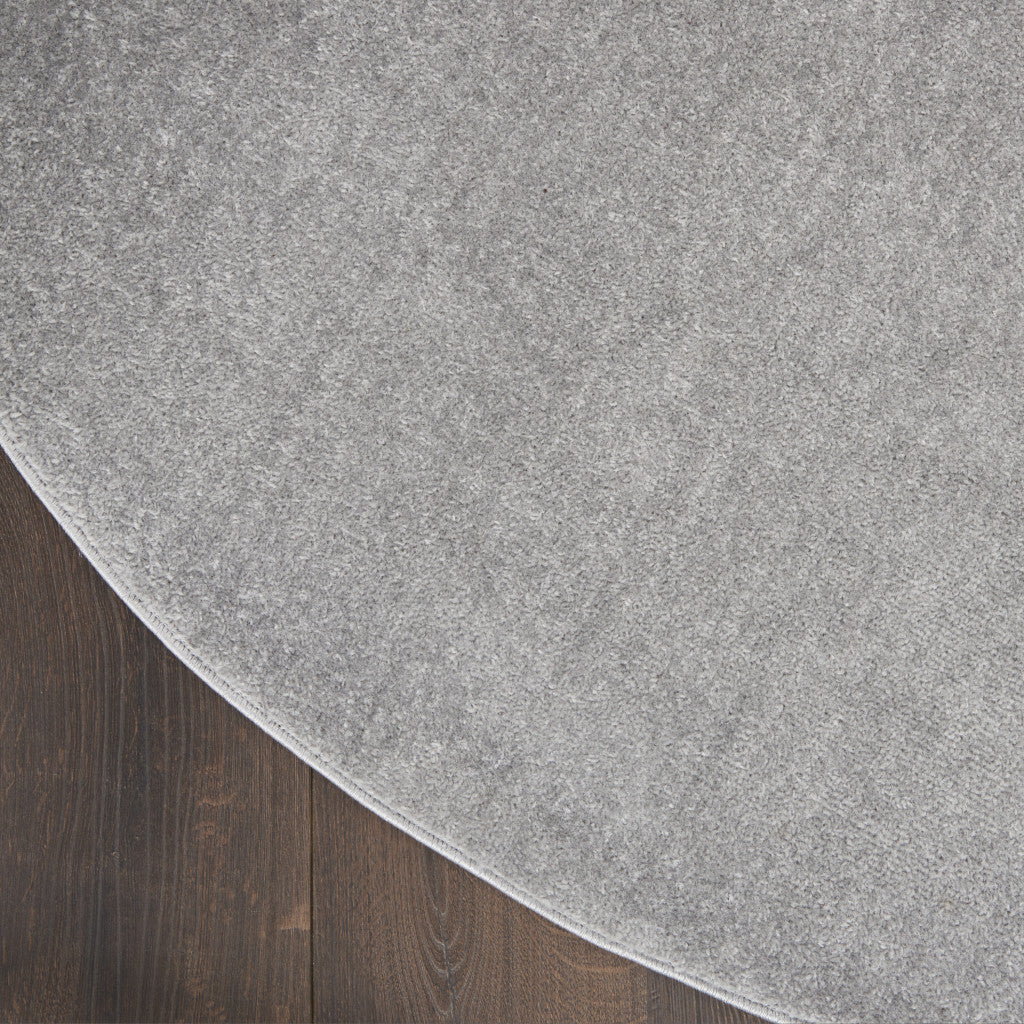 Gray Power Loom Area Rug