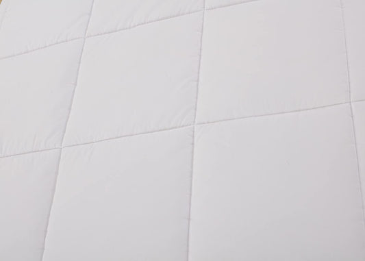 White Medium Weight Hypoallergenic Twin Down Alternative Comforter Duvet Insert