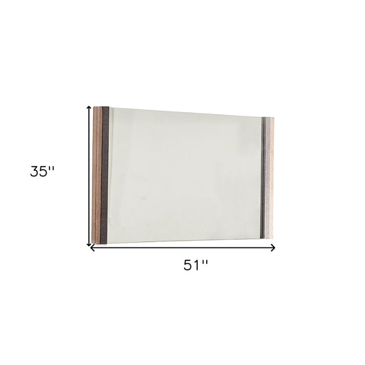 Natural Rectangle Accent Mirror