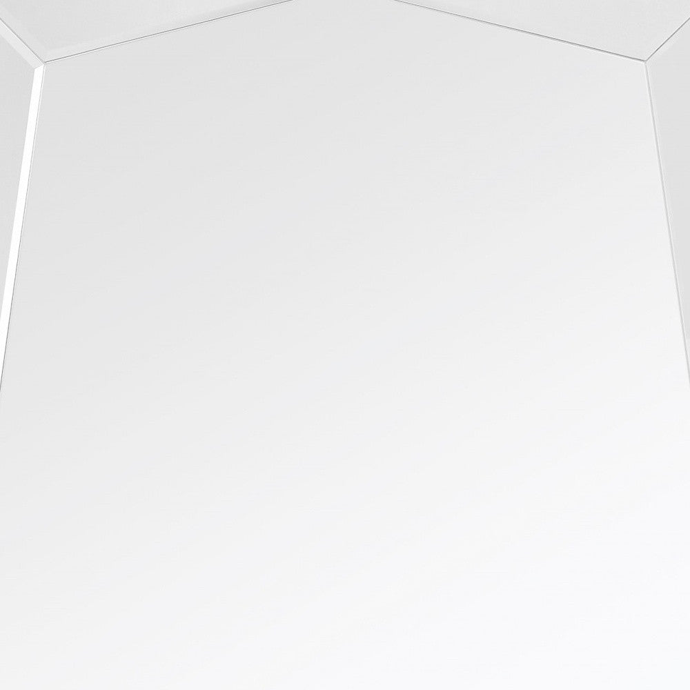 36" Clear Glass Framed Accent Mirror