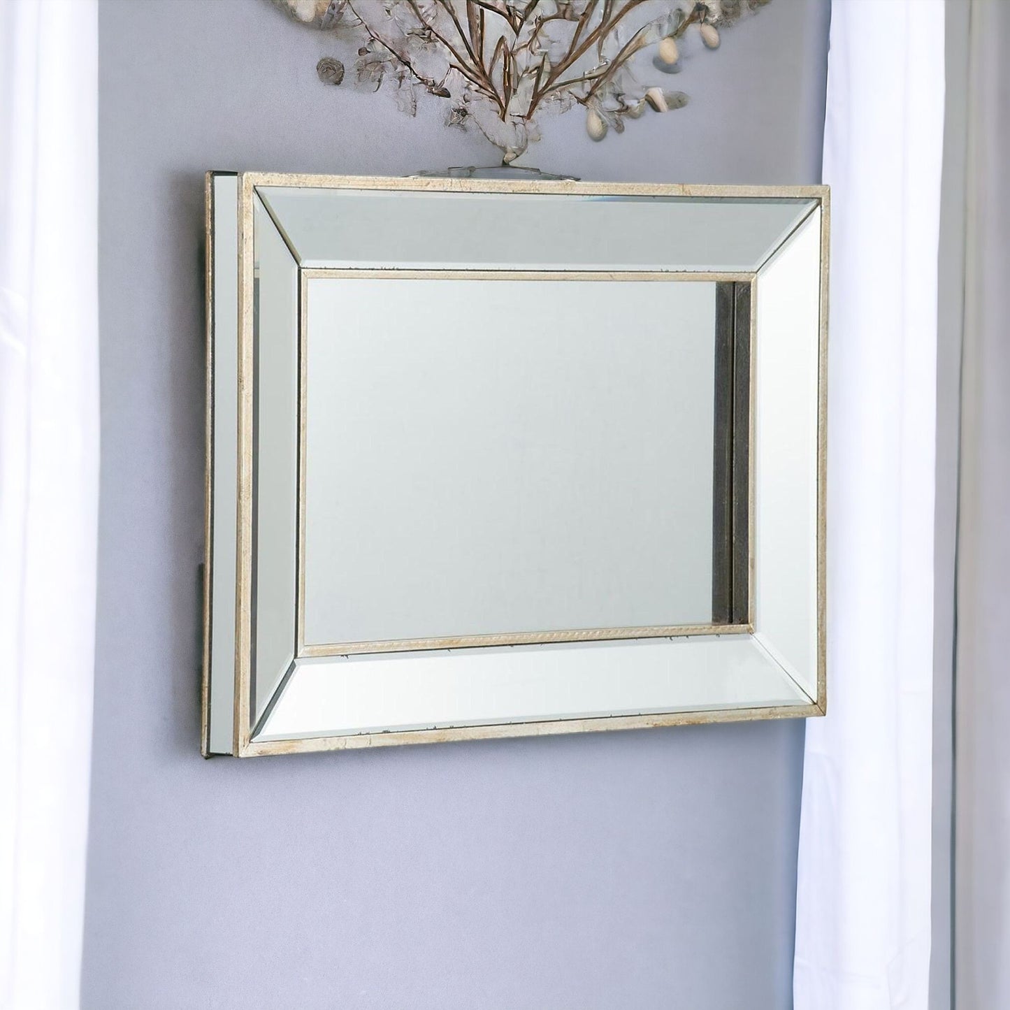 16" x 24" Rectangle Wall Mounted Accent Mirror