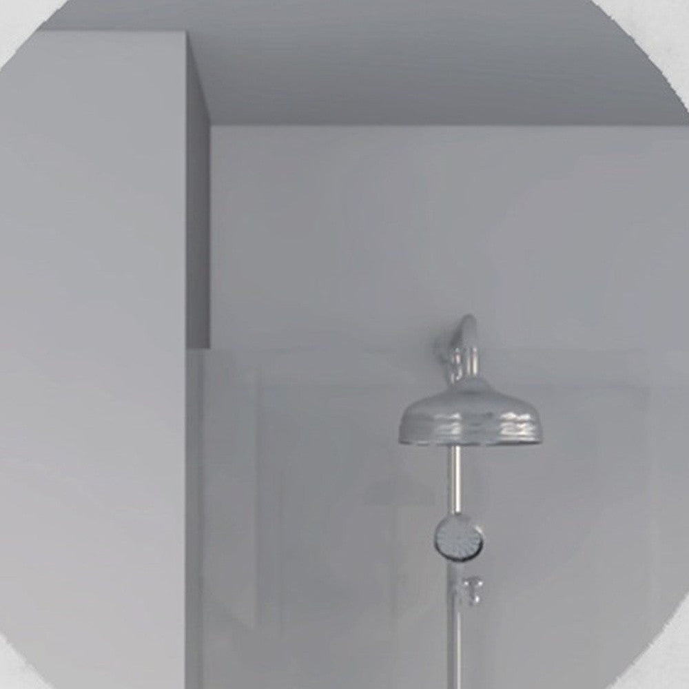 24" Clear Square Framed Bathroom Over Vanity Mirror