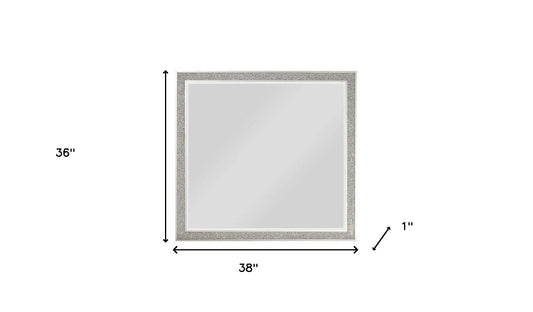 36" Dresser Wood Mirror