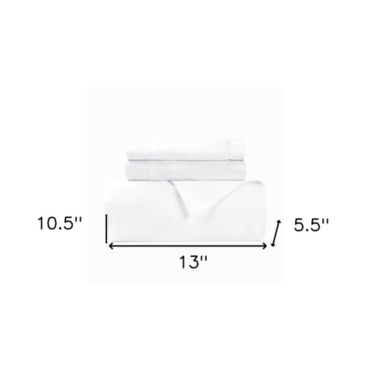 White King Cotton Blend Thread Count Washable Duvet Cover Set