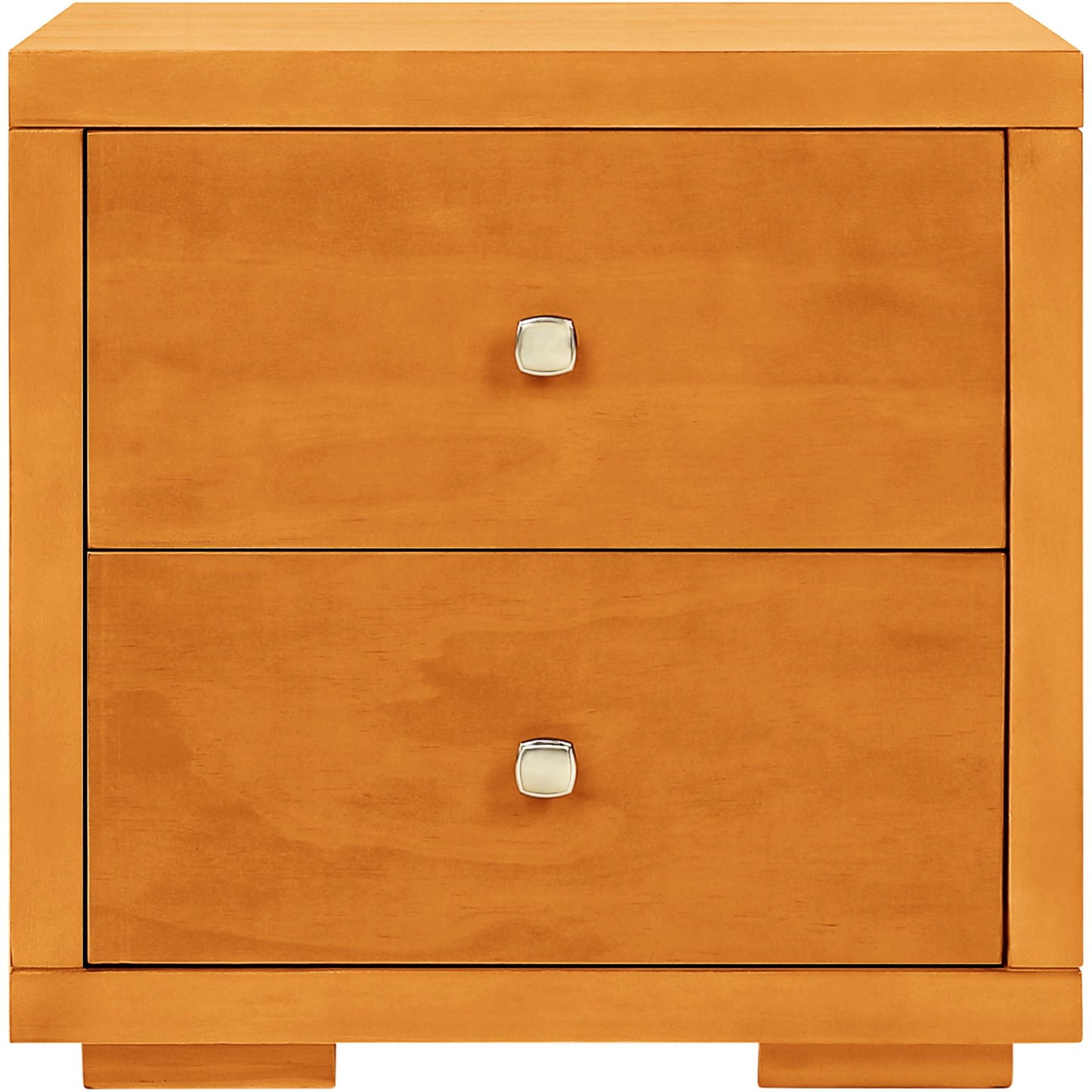 19" Cherry Two Drawer Nightstand