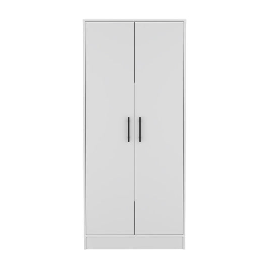 32" White Six Drawer Dresser