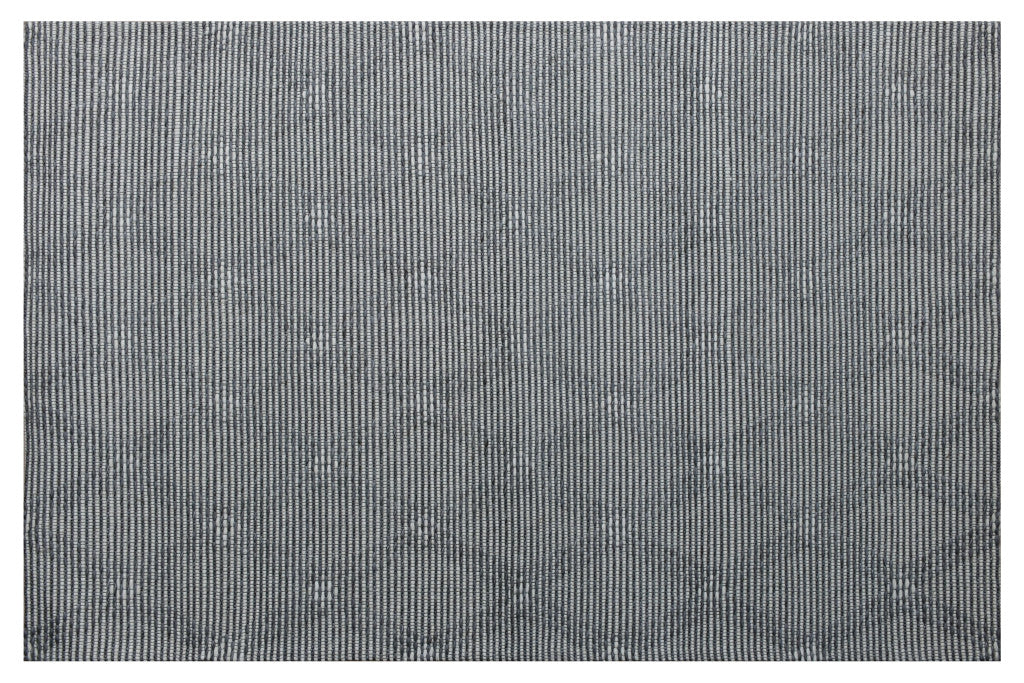 5' x 8' Gray and Ivory Geometric Hand Woven Non Skid Area Rug